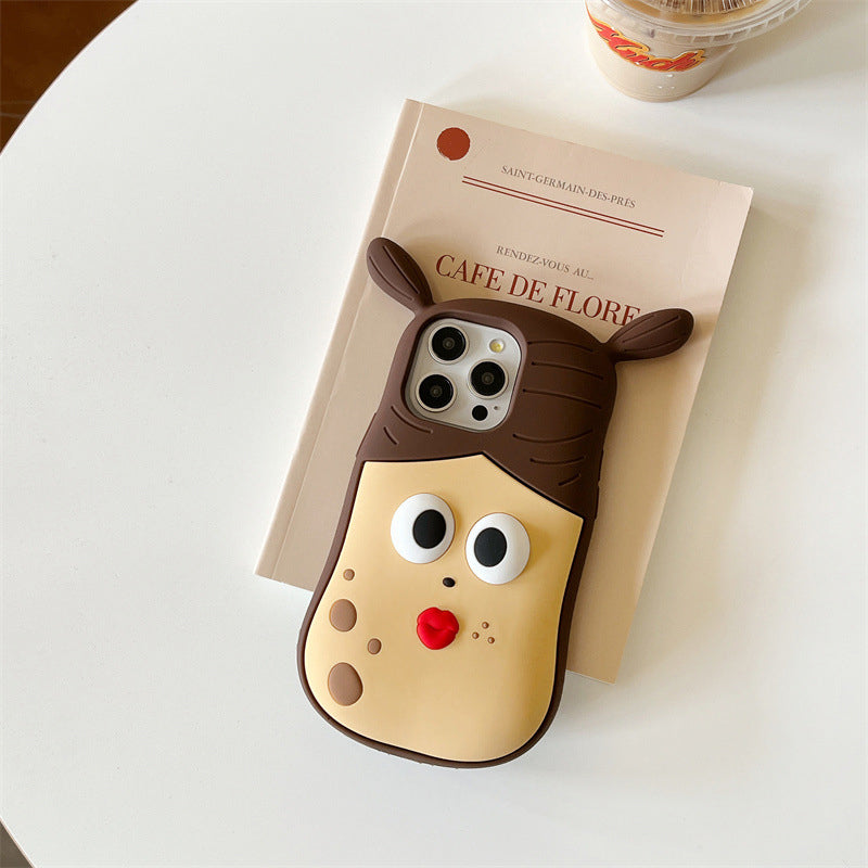 3D Handyhülle mit verspieltem Cartoon-Motiv