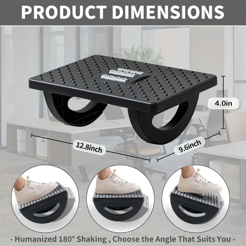Ergonomische Fußstütze mit Massagerollen