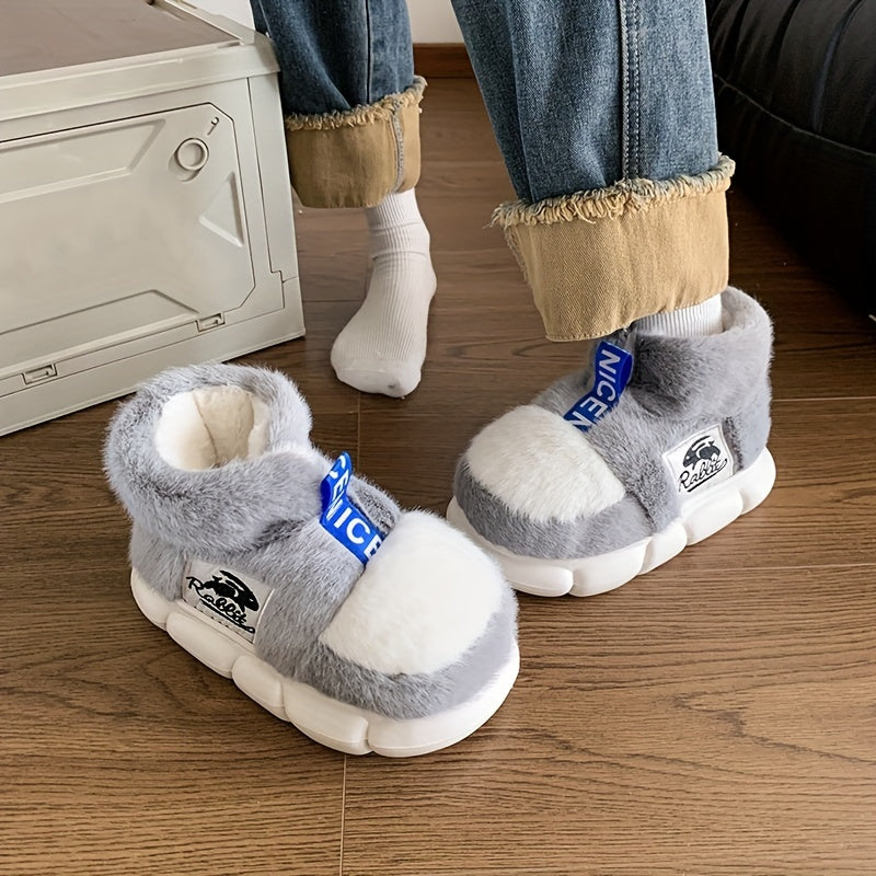 Warme Unisex Hausschuhe mit Cartoon-Motiv