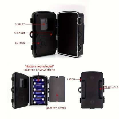 Câmara de vida selvagem TrailGuard HD – Robusta, resistente às intempéries e com visão noturna.