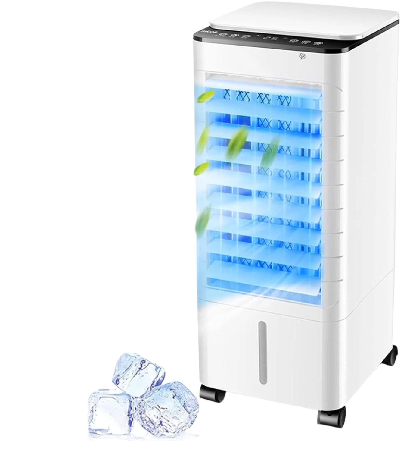 Arrefecedor de ar móvel sem tubo de escape – Arrefecedor de ar 3 em 1 com humidificador e purificador de ar