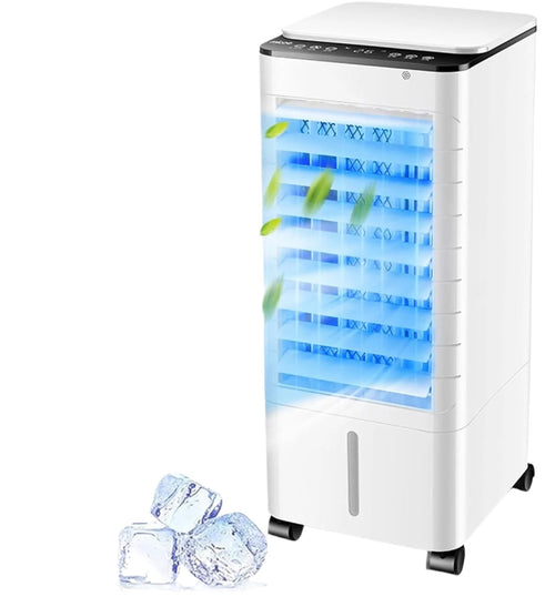 Arrefecedor de ar móvel sem tubo de escape – Arrefecedor de ar 3 em 1 com humidificador e purificador de ar