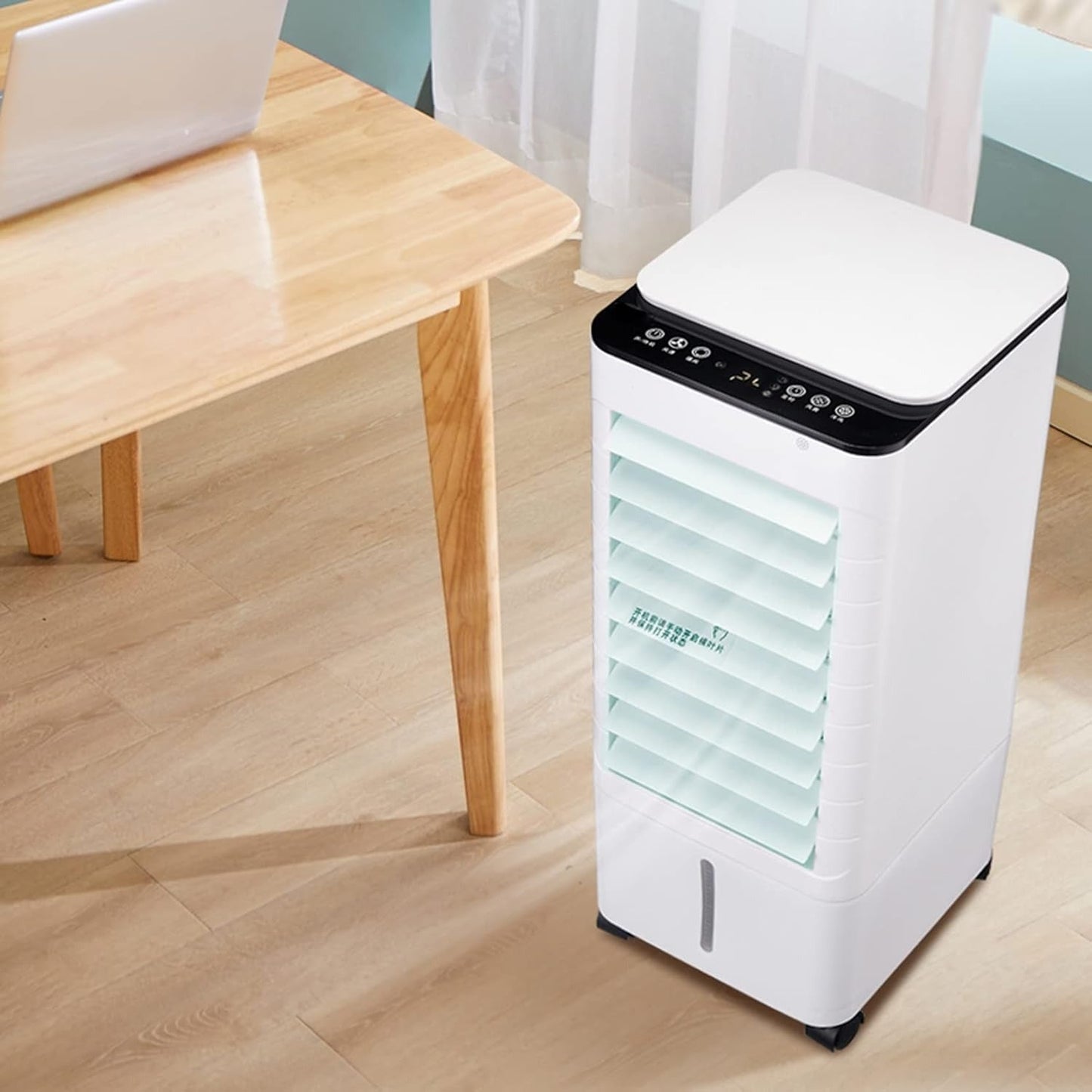 Arrefecedor de ar móvel sem tubo de escape – Arrefecedor de ar 3 em 1 com humidificador e purificador de ar