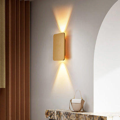 Candeeiro de parede LED retangular
