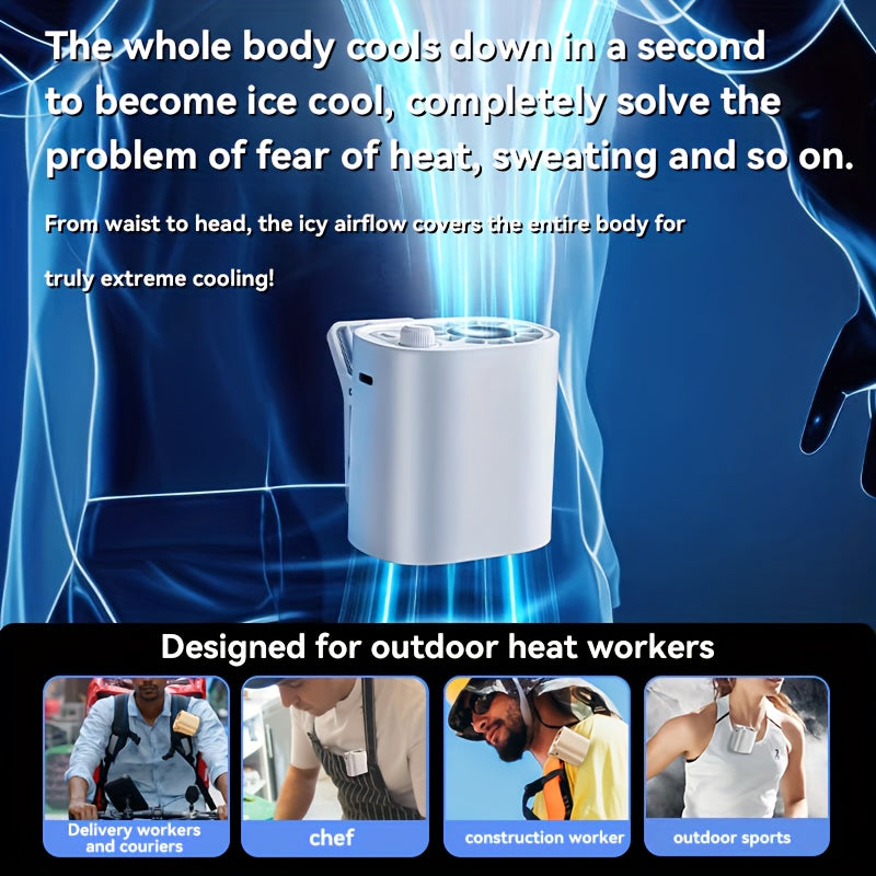 BreezeClip mini ventilator – Snažno hlađenje, bilo gdje i bilo kada