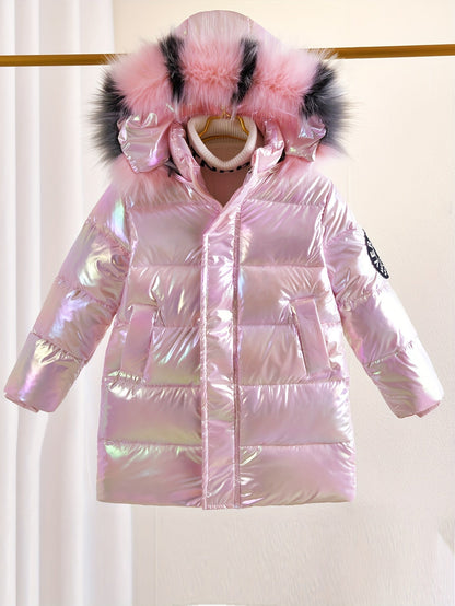 Chaqueta de invierno brillante de Sophie para niños: moderna y cálida para los días fríos.