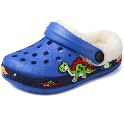 Zapatillas calefactables divertidas para niños: suaves y cómodas para interiores.