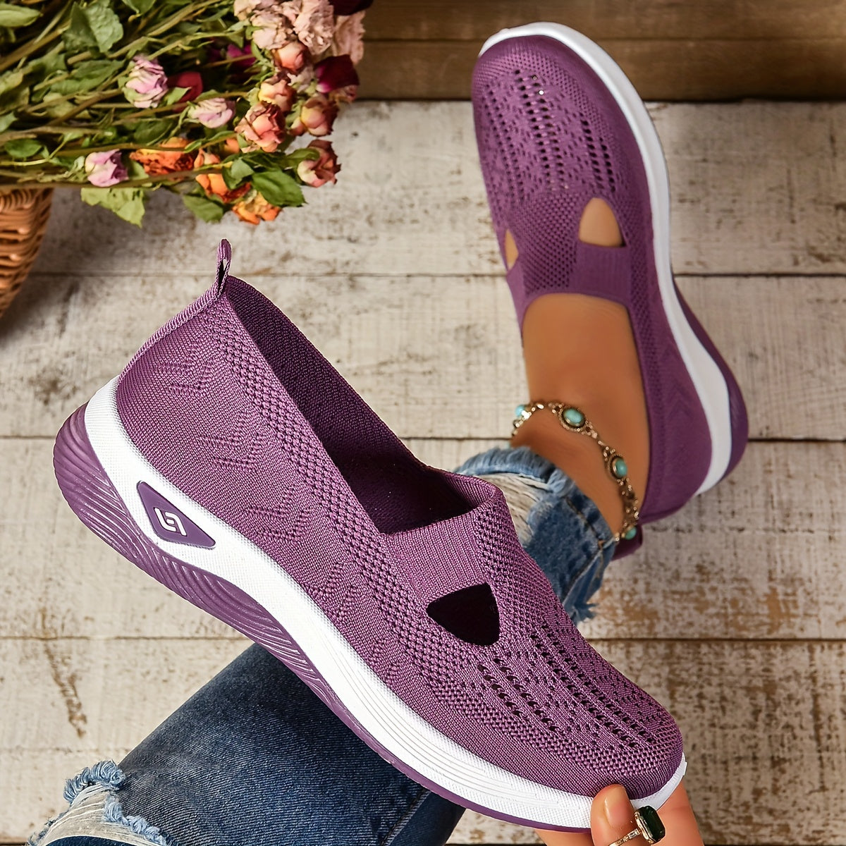 Sense – Ležerne prozračne slip-on tenisice