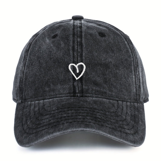 Gorra vintage HeartBeat: informal y ajustable