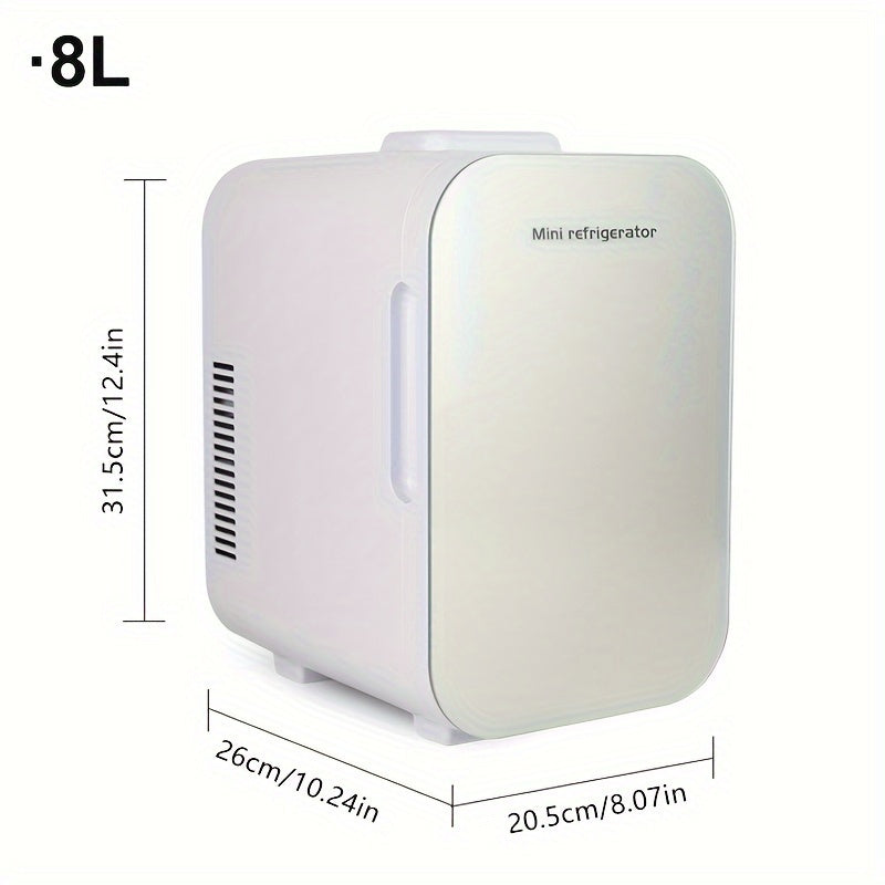 ChillMate 8L mini hladnjak – Energetski učinkovit s staklenim vratima