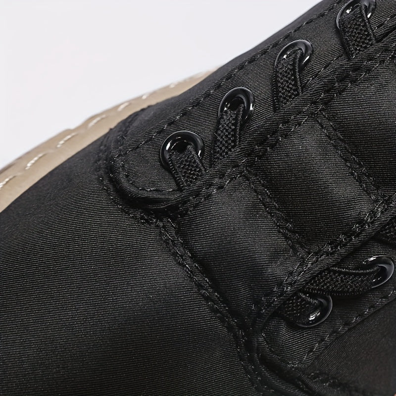 Zapatos de skate casuales sólidos para hombre: cómodos y seguros para uso al aire libre.