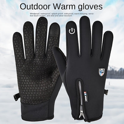 Beheizbare Touchscreen-Handschuhe mit USB-Anschluss für Winteraktivitäten
