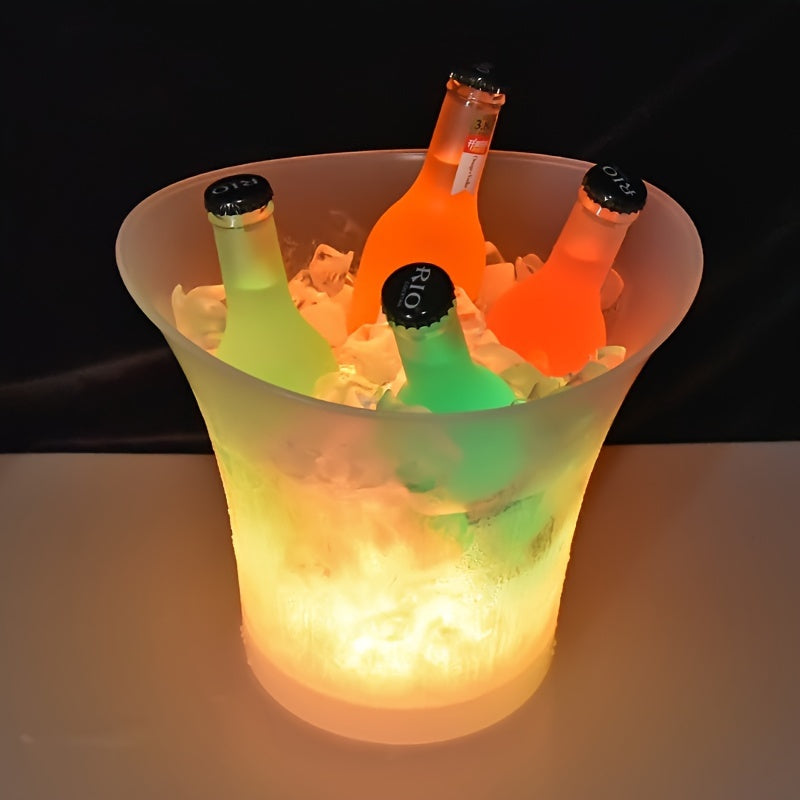5L LED osvijetljeni kantu za led – Savršeno za šampanjac i pivo