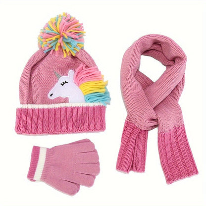 Unicorn zimski set za malu djecu - Za tople i razigrane zimske dane