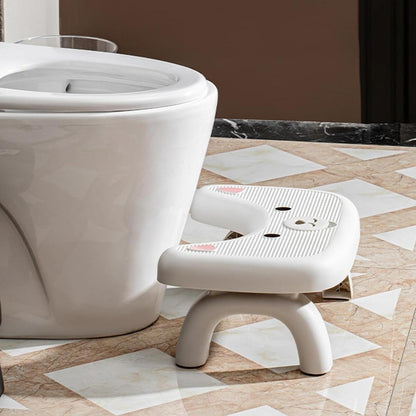 Reposapiés para inodoro con escalón para apoyar los pies