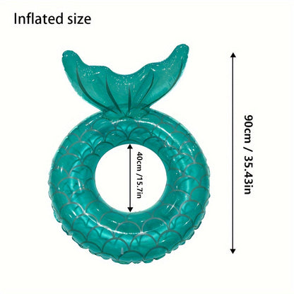 Napuhavajući bazenski plutajući jastuk Mermaid Scale – ergonomski dizajn s jastukom