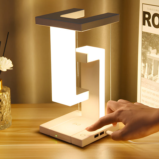 Lámpara de mesa LED táctil con puerto USB