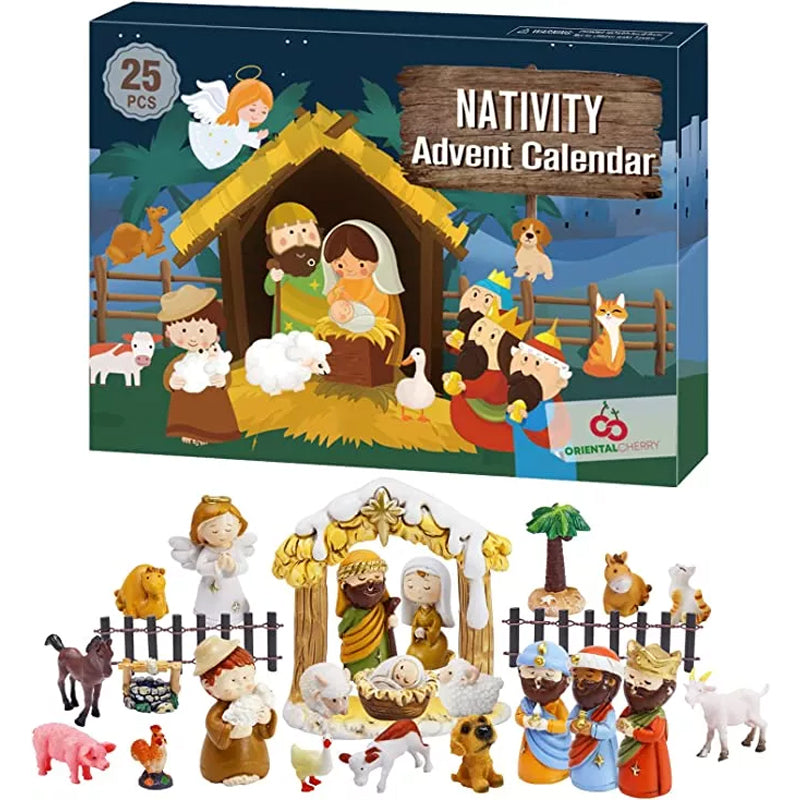 Božićni adventski kalendar s jaslicama – Za čarobno božićno iskustvo