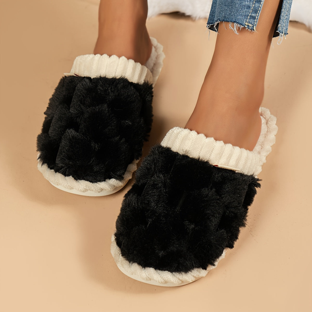 Zapatillas de invierno para mujer con forro suave