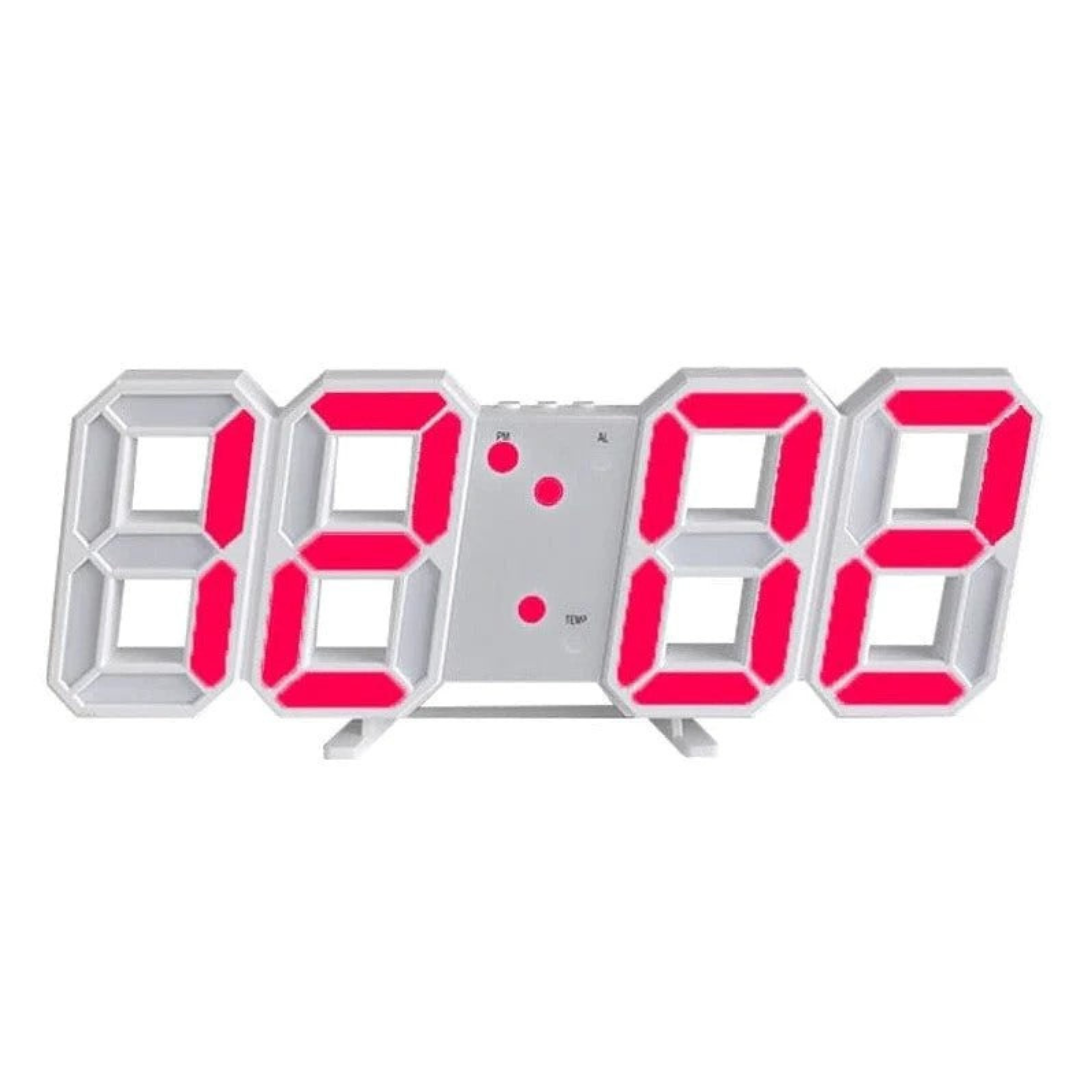 Futuristički LED zidni sat – Minimalistički dizajn s inteligentnim prikazom vremena