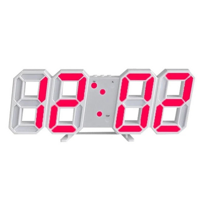 Futuristički LED zidni sat – Minimalistički dizajn s inteligentnim prikazom vremena
