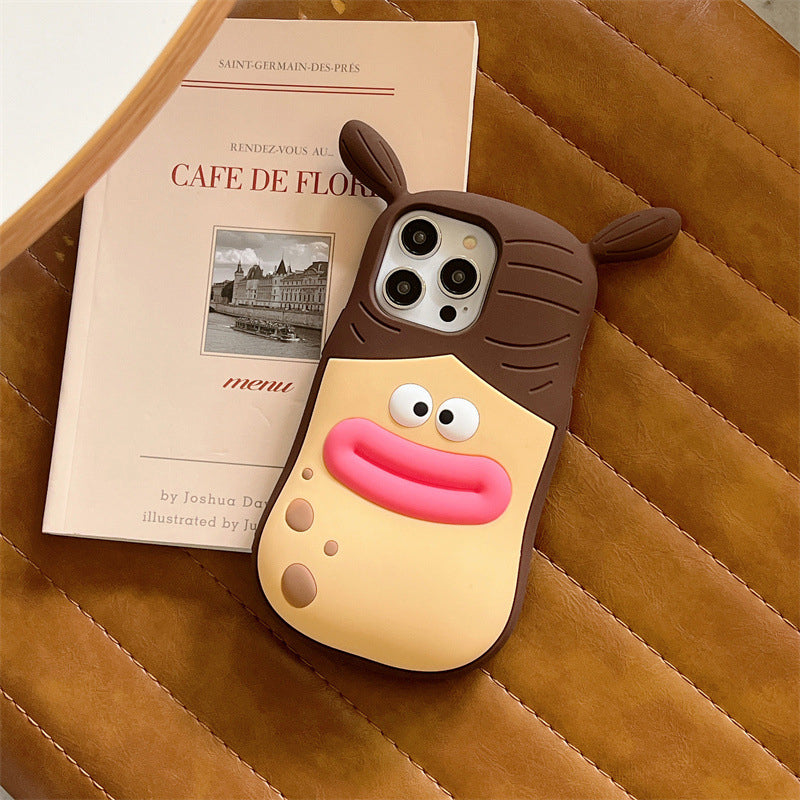 3D Handyhülle mit verspieltem Cartoon-Motiv