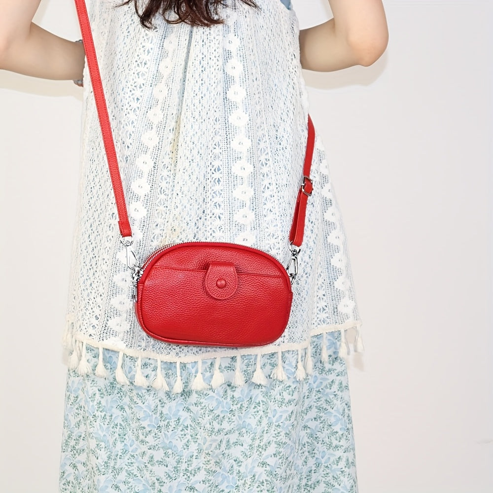 Vintage crossbody torba velikog kapaciteta – Prava koža s više pretinaca