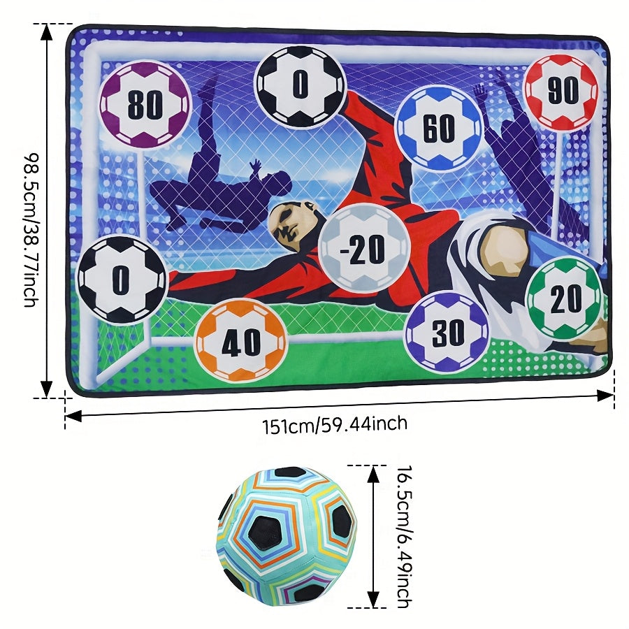Fußball-Zielwurfspiel für Kinder