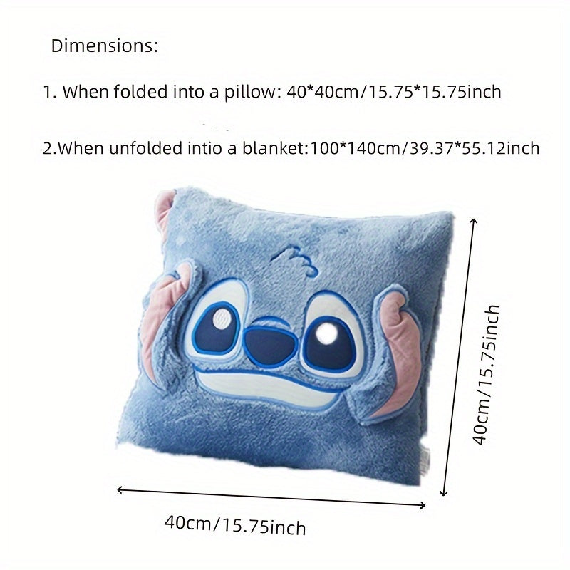 Stitch jastuk-pokrivač u jednom – Za udobnost i toplinu u jednom