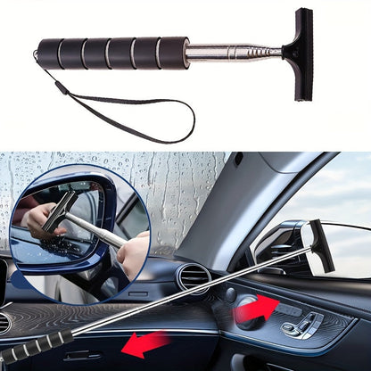 Limpador retrátil de espelhos laterais para automóvel