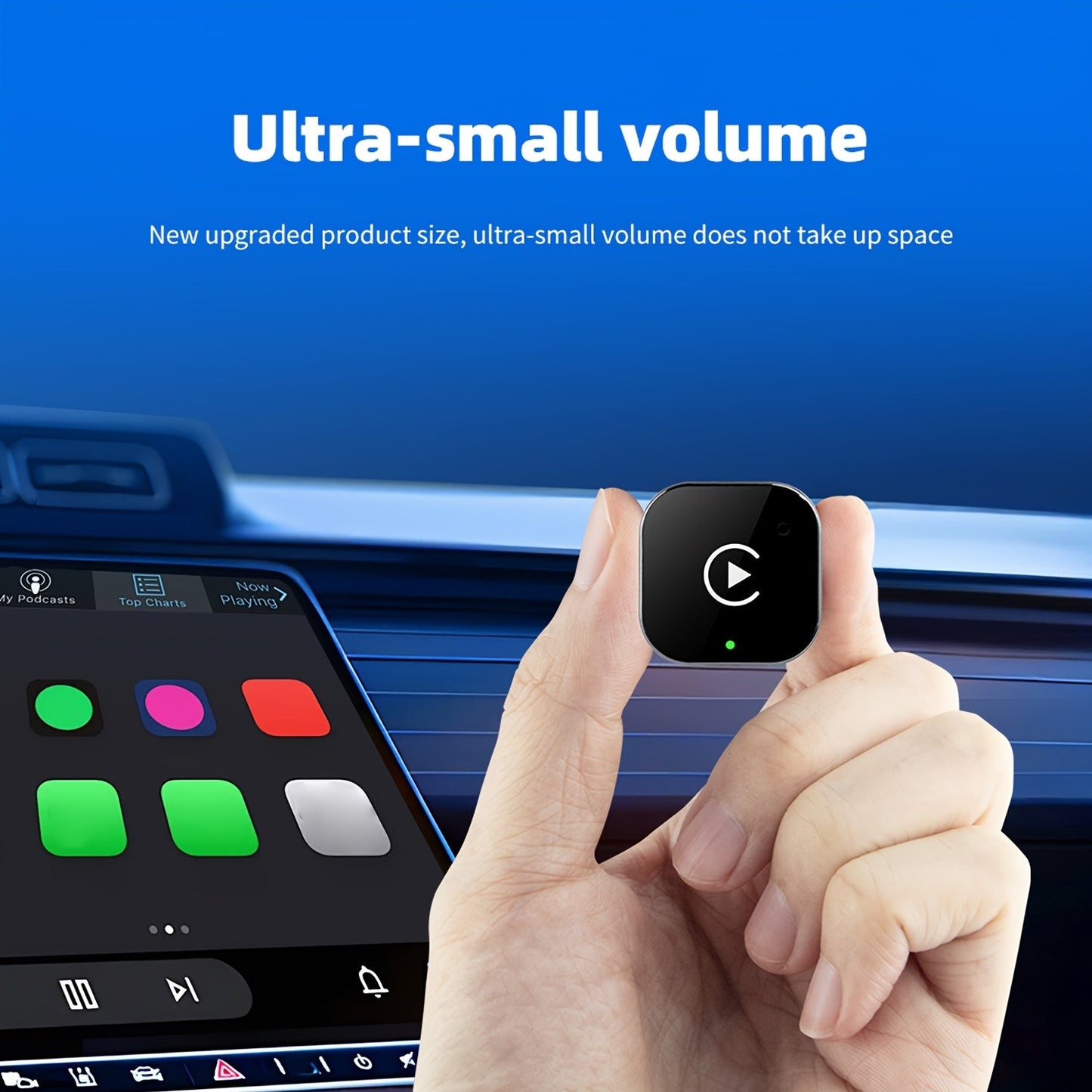 2-u-1 bežični CarPlay & Android Auto adapter – Plug & Play brzo povezivanje