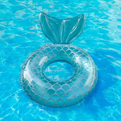 Napuhavajući bazenski plutajući jastuk Mermaid Scale – ergonomski dizajn s jastukom