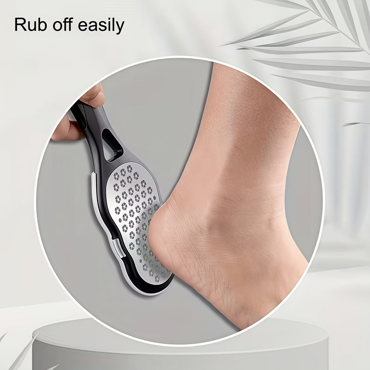 Banho-pé dobrável com superfície de massagem