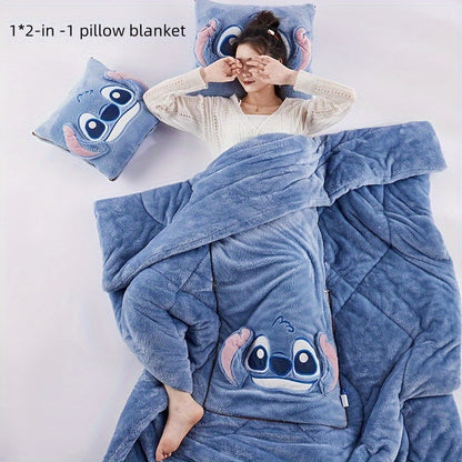 Stitch jastuk-pokrivač u jednom – Za udobnost i toplinu u jednom