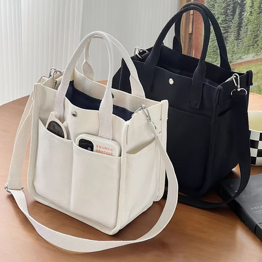 Bolso de hombro portátil SmartCarry con cierre magnético y múltiples compartimentos
