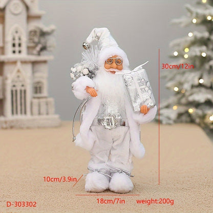 Weihnachtsmann-Figur als festliche Dekoration