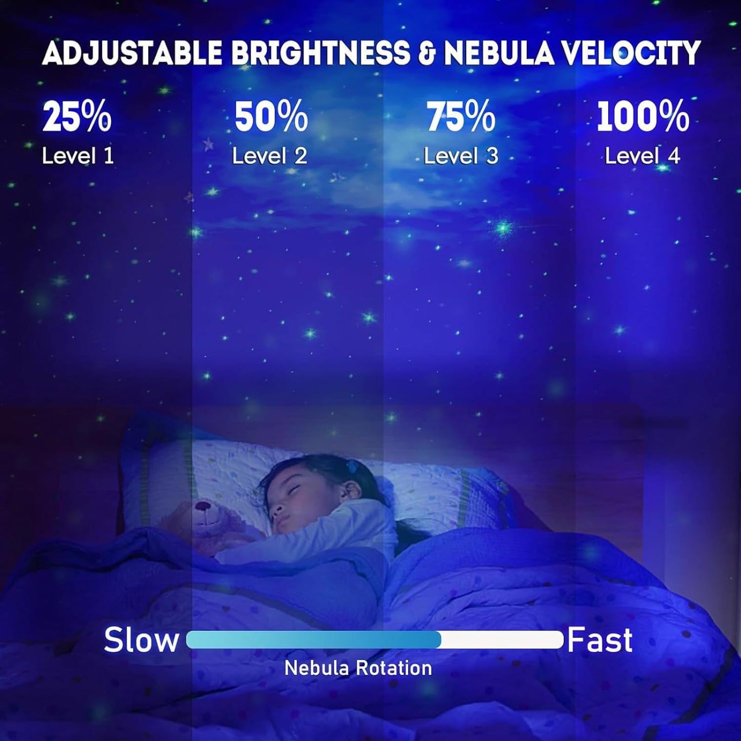 Proyector StarGlo: lleva el cielo estrellado a tu habitación