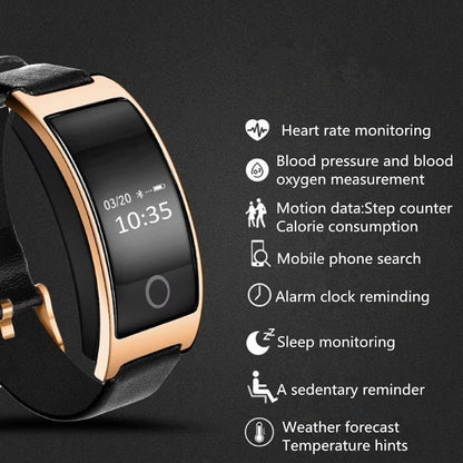 Smartes Fitnessarmband mit OLED-Display