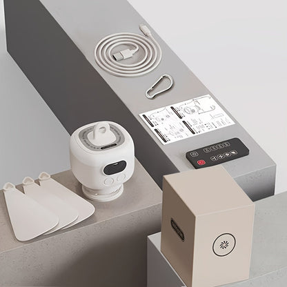 USB punjivi prijenosni ventilator za vješanje – prijenosan s LED svjetlom