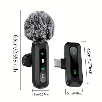 Micrófono de solapa inalámbrico SoundClip: para teléfonos inteligentes y tabletas