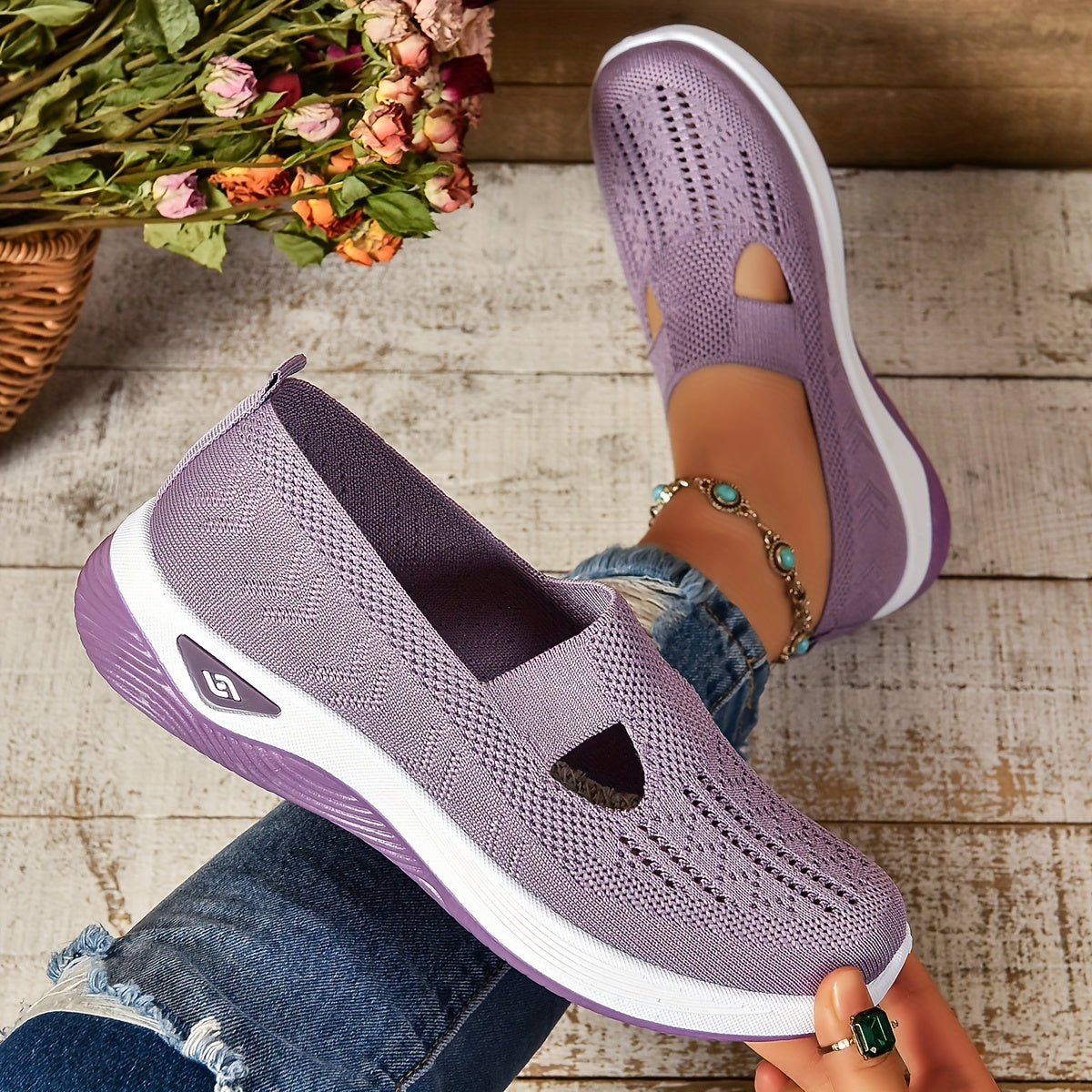 Sense – Ležerne prozračne slip-on tenisice