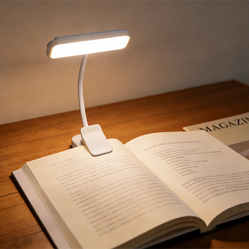 Wiederaufladbare LED Leselampe mit Clip