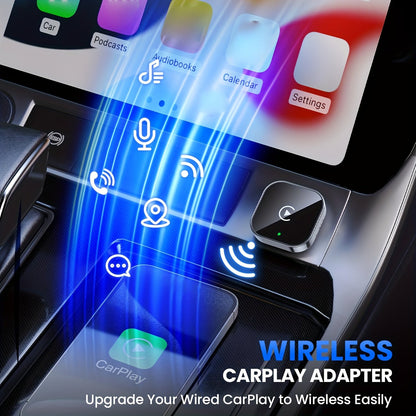 2-u-1 bežični CarPlay & Android Auto adapter – Plug & Play brzo povezivanje