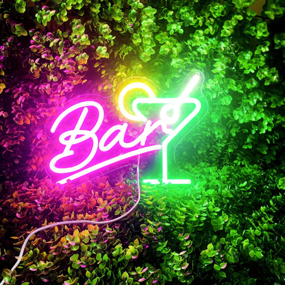 Prigušivi LED neonski bar znak – USB napajanje s prigušivačem