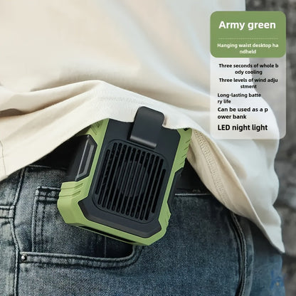USB punjivi ventilator za struk – Prijenosni s tri brzine