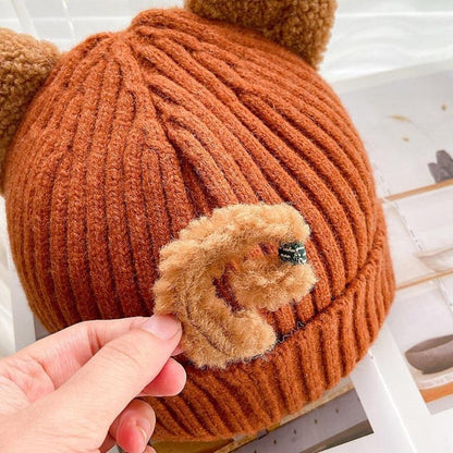 Damen Wintermütze mit Katzenohren und Umschlag