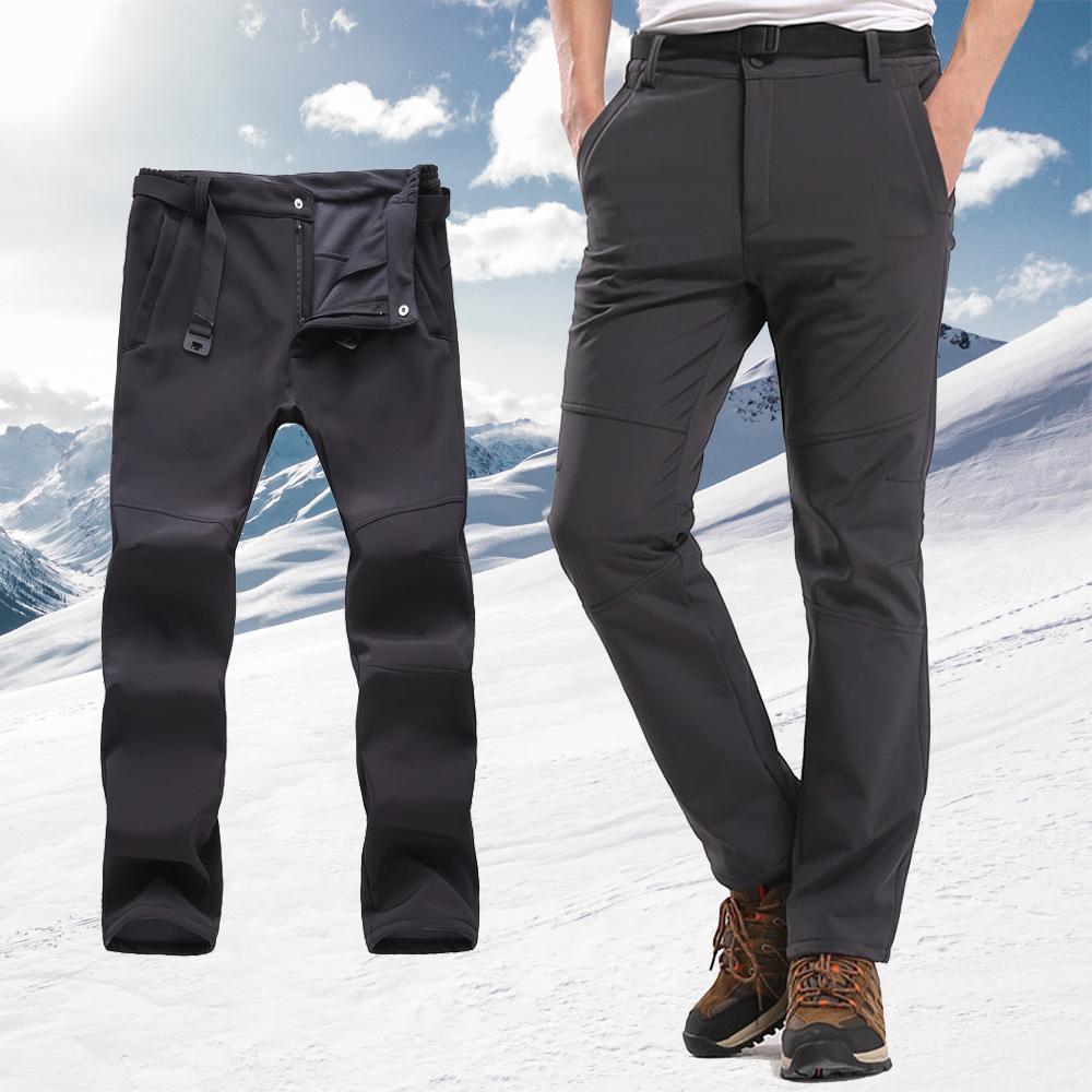 Winter Outdoorhose mit Fleecefutter und verstellbarem Bund
