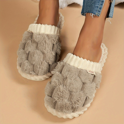 Zapatillas de invierno para mujer con forro suave