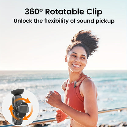 Micrófono de solapa inalámbrico SoundClip: para teléfonos inteligentes y tabletas