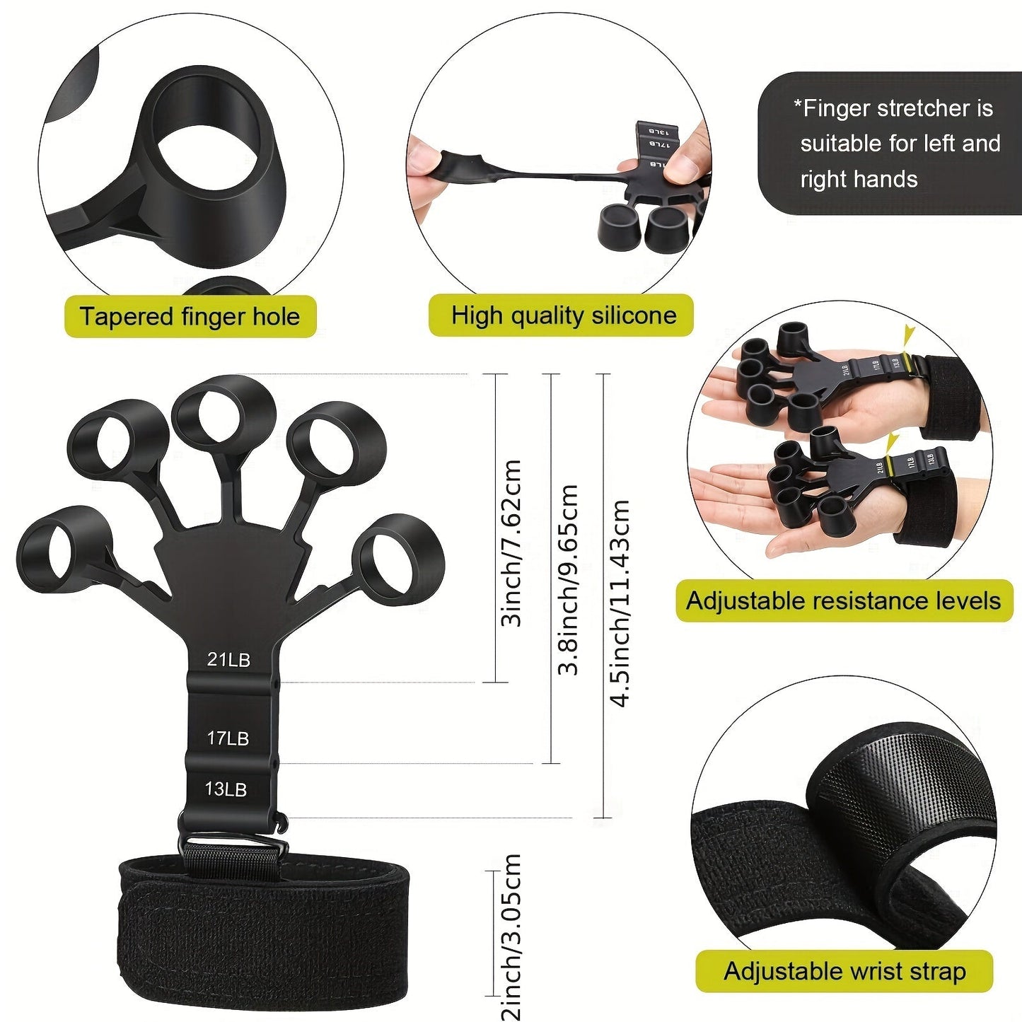 PowerGrip Set za Trening Ruku – 5-u-1 za Jake Ruke i Podlaktice